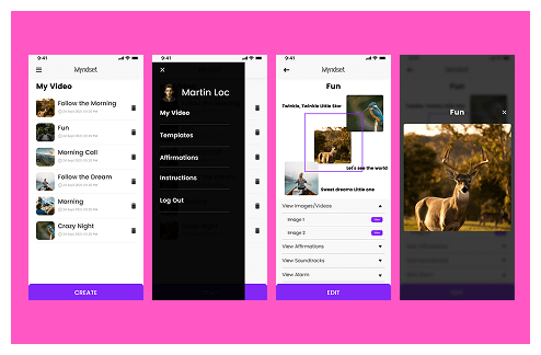 features of a dubsmash clone app